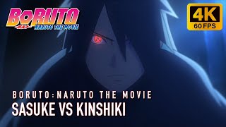 Sasuke vs Kinshiki 4K 60FPS  Naruto Shippuden Ultimate Ninja Storm 4 Road to Boruto [upl. by Ssilem]