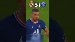 Real Madrid 🇪🇸 VS PSG 🇫🇷 UCL 2022 Mbappe Offside Benzema Aura [upl. by Elletnahc]