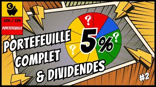 Investir en BOURSE  AUGMENTER facilement votre RENDEMENT Portefeuille dividendes complet [upl. by Ahsiral]