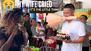 Crying on My Birthday My Husband’s Family and Friends emotional surprise –Filipino Boodle Fight [upl. by Lubbi]