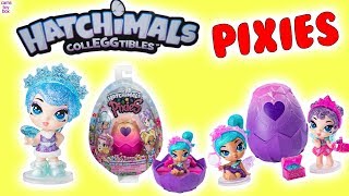 Hatchimal Pixies Surprise EGGS TOYS Opening Fun for KIDS [upl. by Eurydice733]