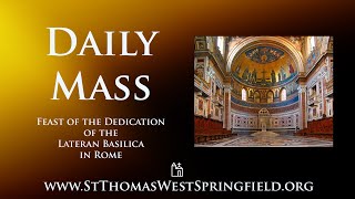 Daily Mass Saturday November 9 2024 [upl. by Lednem]