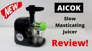 AICOK  Slow Masticating Juicer  FULL Review 🌺 [upl. by Nadabus]