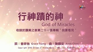 【行神蹟的神 God of Miracles】官方歌詞版MV Official Lyrics MV  讚美之泉敬拜讚美 21 [upl. by Alak435]