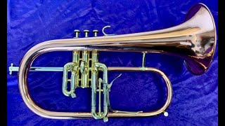 Kanstul 1525 Flugelhorn SN 36836 LACQUER [upl. by Kee]