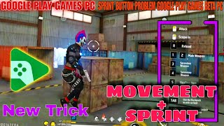 Google Play Games Beta Pc Free Fire Sprint Button Trick  Free fire pc version googleplaybeta ffpc [upl. by Dorcia]