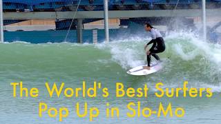 How the Worlds Best Surfers Pop Up Slow Motion [upl. by Eseenaj]