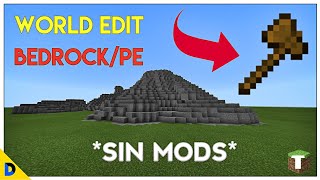 ✅WORLD EDIT PARA MINECRAFT BEDROCK PE SIN MODS COMO HACER MONTAÑAS CON COMANDOS  DIVANJM03 [upl. by Kirenoj]