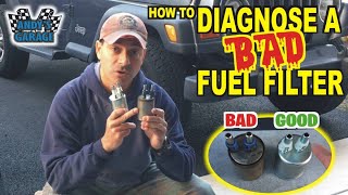 How To Diagnose A Bad Fuel Filter Andy’s Garage Episode  301 [upl. by Cleres]