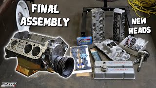 Building a 350 Small Block Chevy Start to Finish  Part 3 [upl. by Eelime]