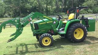 Brush Crusher John Deere 3025e Titan Ballast Box amp Quick Hitch CreekviewAcres [upl. by Cilla]