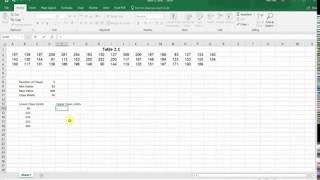 How to Find Lower Class Limits LCL and Upper Class Limits UCL [upl. by Ainat]