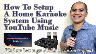 Youtube Karaoke System Setup  How To Set up Professional Karaoke System At Home  DIY Karaoke Setup [upl. by Sehguh]