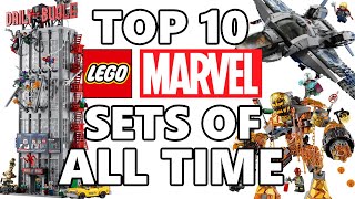 Top 10 LEGO Marvel Superheroes Sets Ranked [upl. by Sande607]