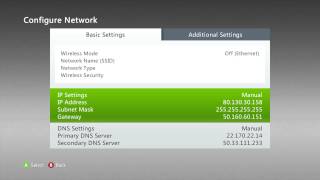 Nastavení sítě  IP a DNS  Xbox 360 část 1 [upl. by Marino]