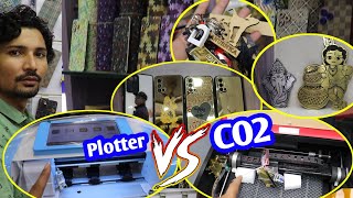 Plotter vs CO2 Laser Cutting Machine MaiThilBoy [upl. by Marduk]