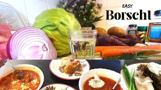 Momma cooks Borscht Ukrainian Beet Soup [upl. by Cohlette]