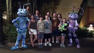 Flik and Princess Atta  Rare Characters  Disneys Animal Kingdom  DVC 25 Night Event [upl. by Puttergill]