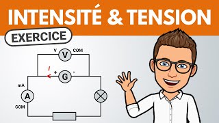 TENSION et INTENSITÉ  comment mesurer  ✏️ Exercice  PhysiqueChimie [upl. by Rustin574]