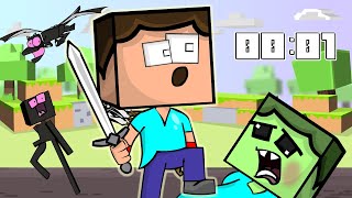 Minecraft ANIMATED SPEEDRUN [upl. by Oniliuqnart]