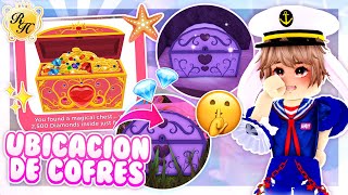 😱UBICACIONES DE LOS COFRES EN ROYALE HIGH💎 Roblox Royale High En Español 👑 [upl. by Kala]