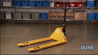 Uline Pallet Trucks [upl. by Nwahsan]