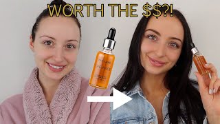 TANLUXE THE FACE ILLUMINATING SELF TAN DROPS REVIEW  DEMO  SELF TANNER REVIEW [upl. by Sanfourd148]