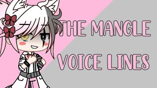 The Mangle voice lines Gacha Club read the desc FNAF AR [upl. by Joelly]