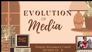 📌 EVOLUTION OF MEDIA  Media Information Literacy Vlog 04 [upl. by Ocsicnarf]