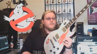 Budget Guitar 5 Rockburn Les Paul quotGhostbustersquot Tribute [upl. by Erlene927]