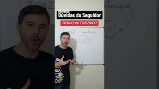 Particípio do verbo trazer gramática enem linguaportuguesa concursopublico verbo aprender [upl. by Aerdnahc55]