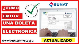 🔥COMO EMITIR UNA BOLETA DE VENTA ELECTRONICA SUNAT CORRECTAMENTE✅POR INTERNET [upl. by Imoan]