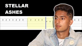 Stellar  Ashes Easy Guitar Tabs Tutorial [upl. by Ayotan]