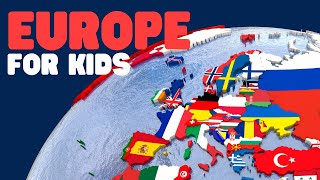 Europe for Kids  Learn interesting facts and History about the European Continent [upl. by Julita]