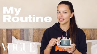 Adriana Limas Routine for a LongHaul Flight  On the Go  Vogue [upl. by Nodab]