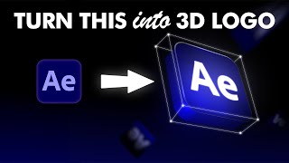 3D Logo Animation  No Plugins  After Effects Tutorial [upl. by Haida]