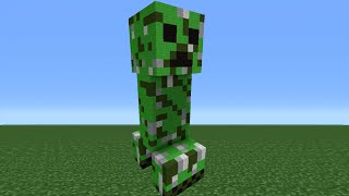 Minecraft Tutorial How To Make A Creeper Detailed [upl. by Aernda]