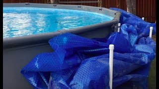 DIY PVC Solar Pool Cover Holder [upl. by Noreik766]