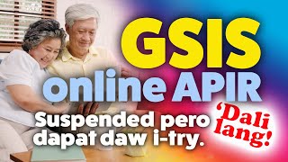 GSIS APIR Online [upl. by Araid]