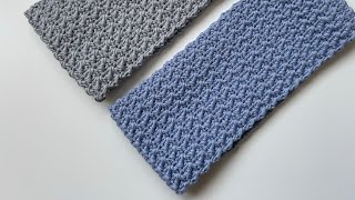 Crochet Headband Tutorial  Very Quick and Easy  One Row Repeat [upl. by Aicatsue]