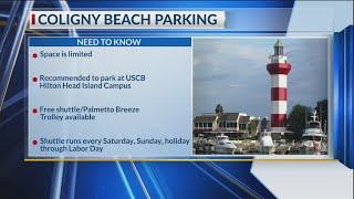 Need to Know Coligny Beach parking [upl. by Aihsined]