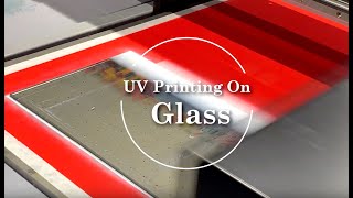 Large Format Digital LED UV Flatbed Glass Printer [upl. by Aniri727]