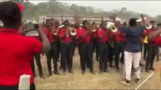 MFANTSIPIM REGIMENTAL BAND PERFORMS THEIR SCHOOL HYMN AFTER WINNING THE SUPERZONALS CHAMPIONSHIP [upl. by Olney]