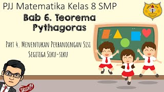 Teorema Pythagoras Part 4  Menentukan Perbandingan Sisi Segitiga Sikusiku [upl. by Esinnej186]