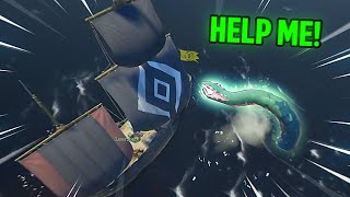 We Encountered The Kraken For The First Time In Sea Of Thieves 😳 [upl. by Edveh]