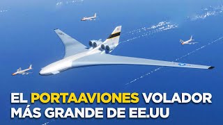 ¡El portaaviones VOLADOR de propulsión NÚCLEAR más GRANDE jamás construido [upl. by Nirag]