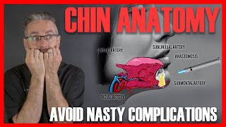 CHIN ANATOMY How to avoid nasty vascular occlusion from chin augmentation Aesthetics Mastery Show [upl. by Dreyer]