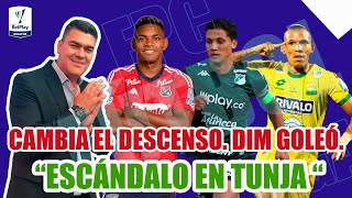 CALI 1 JAGUARES 2 Y CAMBIA EL DESCENSO DIM GOLEÓ A PATRIOTAS ESCÁNDALO EN TUNJA CON BUCARAMANGA [upl. by Drue]