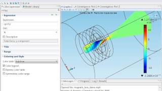 Particle Tracing Magnetic Lens Simulation [upl. by Howenstein3]