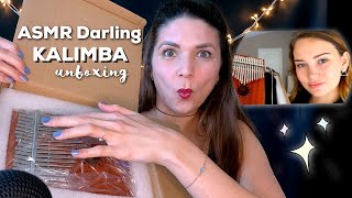 ASMR KALIMBA Unboxing from ASMR Darling  My 1st Impressions [upl. by Yssac]